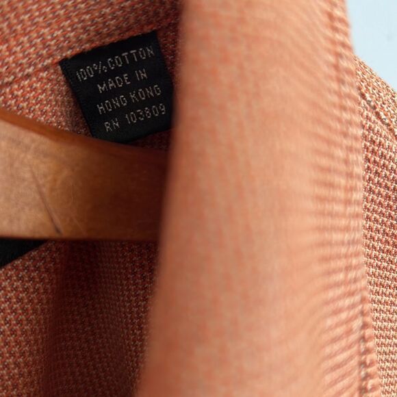 Windsor Lake Heavy Thick Shacket canvas like Shirt nutmeg orange Men’s Large - Picture 16 of 16